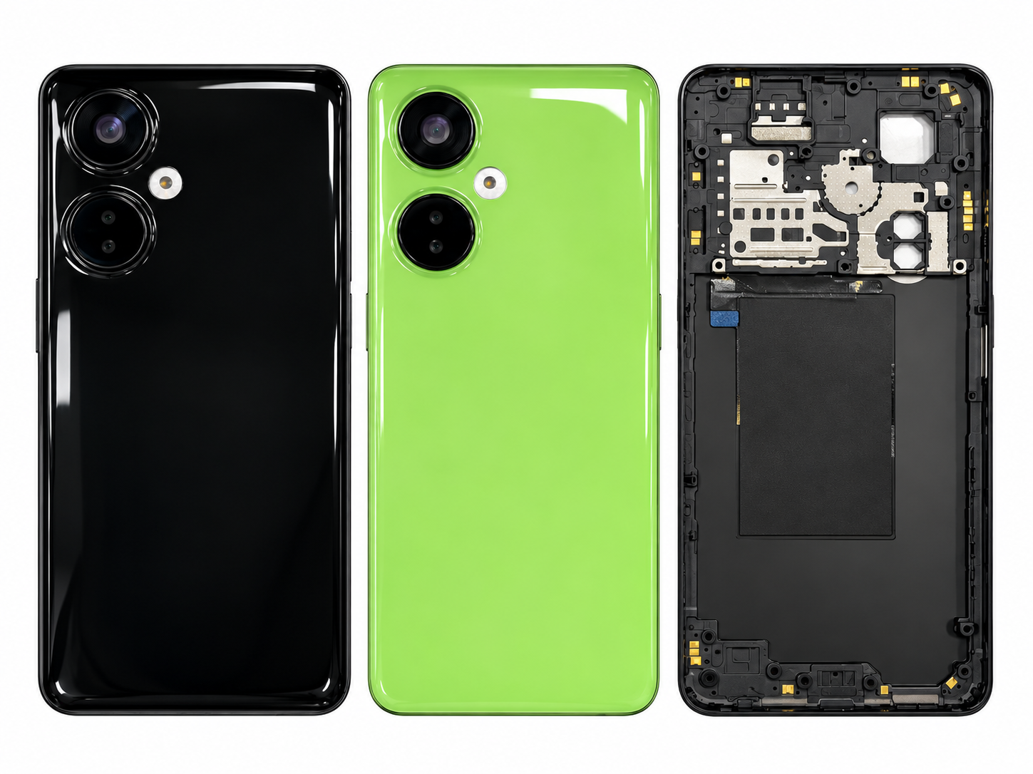 Compatible Replacement for OnePlus Nord CE 3 Lite Full Housing Body – Black & Green